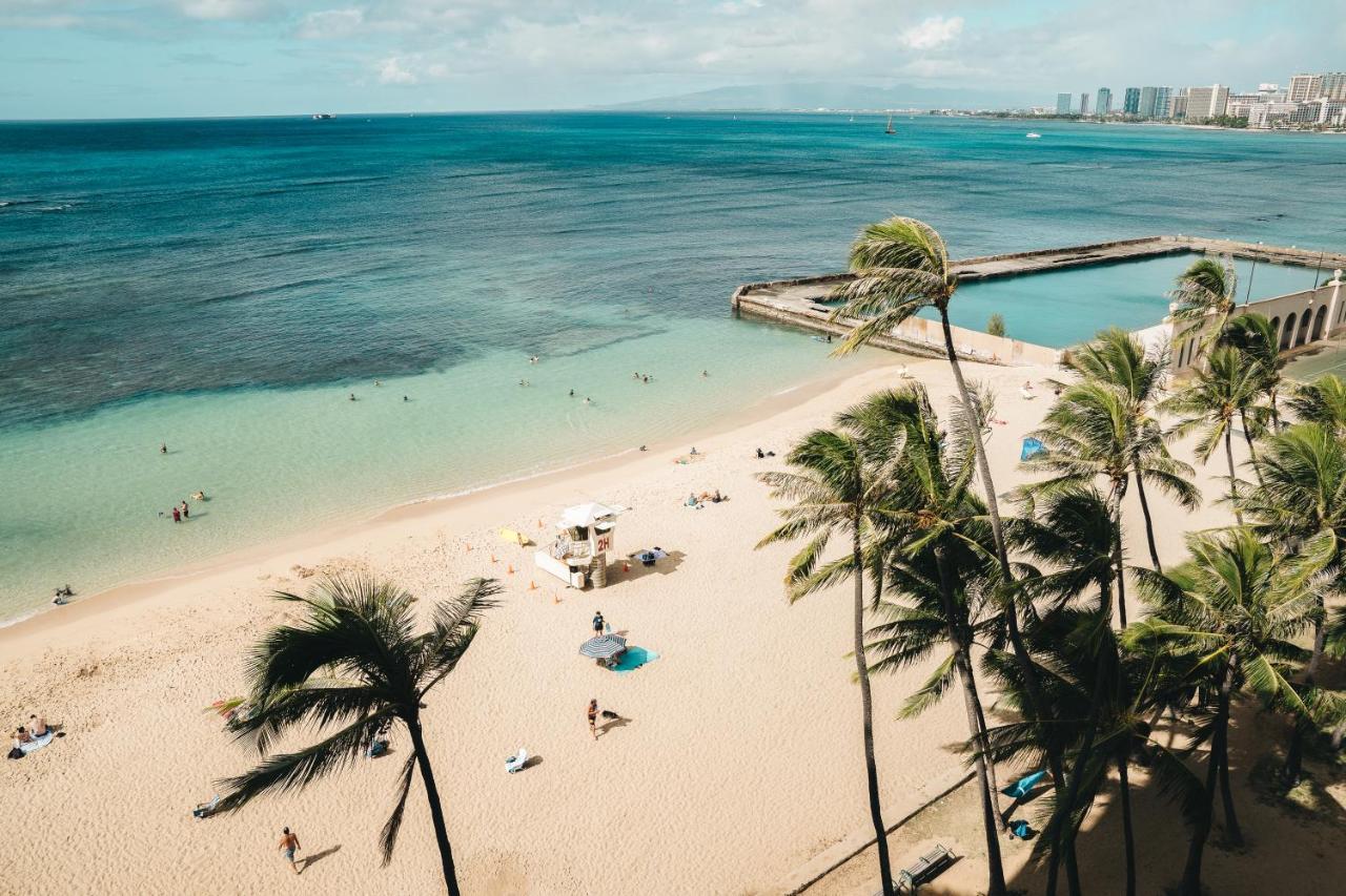 Kaimana Beach Hotel Honolulu Exteriör bild