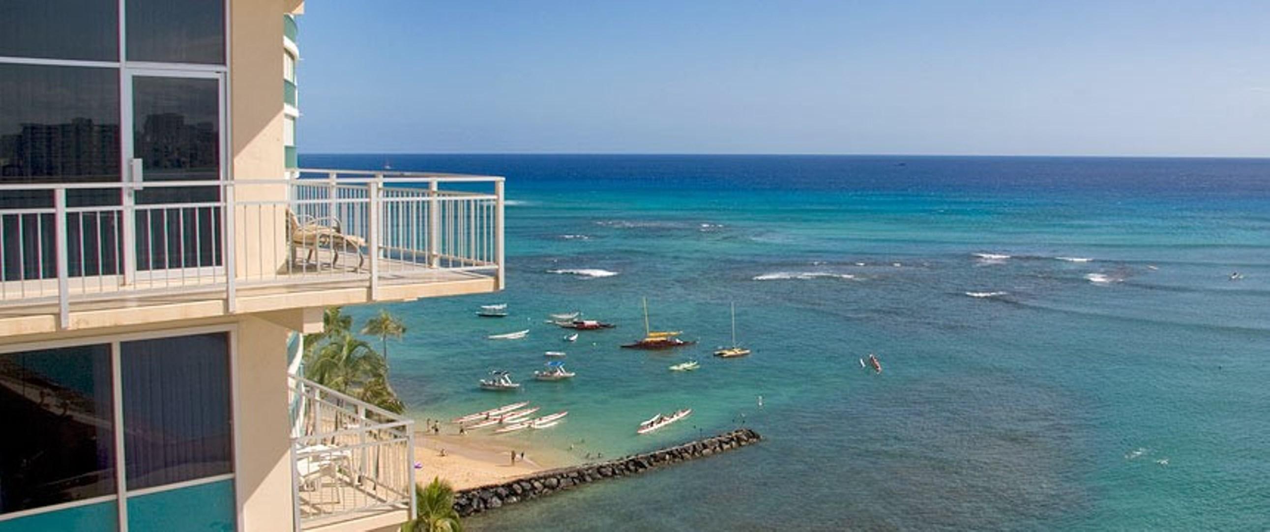 Kaimana Beach Hotel Honolulu Exteriör bild