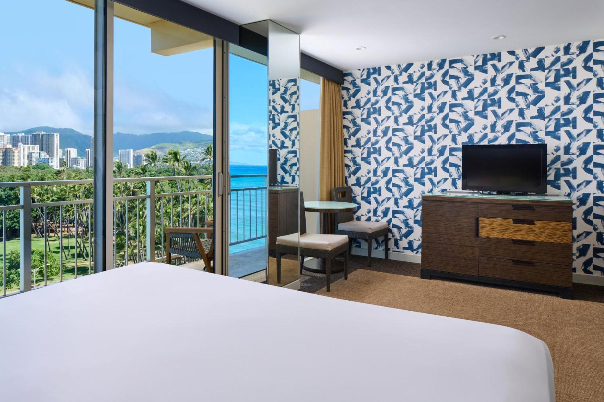 Kaimana Beach Hotel Honolulu Exteriör bild